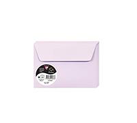Clairefontaine - Ref 5866C - Pollen Adhesive Envelopes (Pack of 20) - C6 Sized, 120gsm Paper, Printer-Compatible, Acid Free, Adhesive Strip for Easy Seal - Lilac