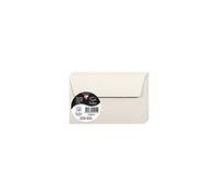 Clairefontaine 5951C Pack of 20 Self-Adhesive Envelopes Format 9x14cm 120g/m² Pearl Grey Invitation Events Correspondence Range Pollen - Premium Smooth Paper