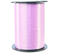 Clairefontaine 601760C - One Roll of Smooth Ribbon - Dimensions: 500mx0,7 cm - Colour: Medium Pink - Decorative gift ribbon, DIY, Gift wrapping accessory