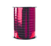 Clairefontaine 602006C - One Roll of Metallic Ribbon - Dimensions: 250m x 7mm - Colour: Red - Decorative gift ribbon - DIY - Gift Wrapping Accessories