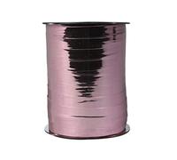 Clairefontaine 602098C - One Roll of Metallic Ribbon - Dimensions: 250mx7mm - Colour: Rose Gold - Decorative gift ribbon - DIY - Gift Wrapping Accessory