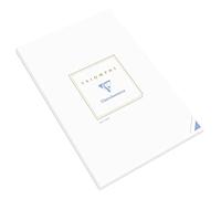 Clairefontaine 6170C - Triumph Writing Pad 50 Plain Sheets - Size: A4-21x29.7 cm - 90g/m² - White Colour - Brushed Vellum Paper - Manufactured in France