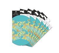 Clairefontaine 618004C - 6 Small Folding Gift Bags - 8 x 12 cm - Flower Pattern - Pillow Box - Gift Packaging, Flowers