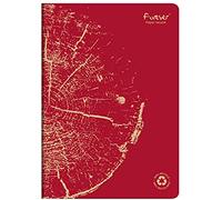 Clairefontaine 684663C - FOREVER premium pricked notebook 21x29.7cm 90g recycled 96p lined brick red