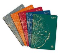 Clairefontaine Forever Recycled NBk A4 Stapled Astd PK5