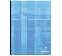Clairefontaine - Ref 69342C - Clothbound Notebook (96 Sheets) - A4+ Size, Squared Rulings, 90gsm Brushed Vellum Paper, Film-Coated Card Cover - Assorted Colours (Pack of 5)