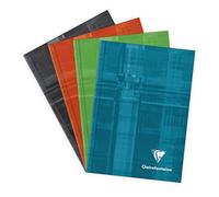 Clairefontaine 69496C - One Hardcover Notebook - Dimensions: 10.5 x 14.8 cm - 192 Lined Pages - White Paper 90 g - Laminated Card Cover - Random Colour