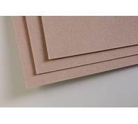 Clairefontaine 696011C - One Pastelmat Paper Pack - 5 Sheets Special Card for Dry Pastels - Dimensions: A3 29.7x42 cm 360g - Brown - Ideal for Pastels