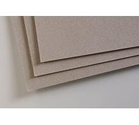 Clairefontaine 696019C - One Pastelmat Paper Pack - 5 Sheets Special Card for Dry Pastels - Dimensions: A3 29.7x42 cm 360g - Dark Grey - Ideal for Pastels