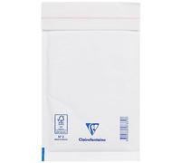 Clairefontaine 7331C - Pack of 10 White Padded Envelopes Bubble Wrap 120x210 mm - 90g/m² - France