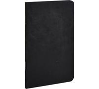 Clairefontaine 734161C - Collection Age Bag A Black Stapled Notebook - Size: 9x
