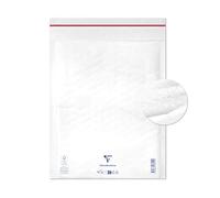 Clairefontaine 7350C - Pack of 10 White Bubble Film Envelopes 240x330 mm - 90g/m² - Padded