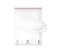 Clairefontaine 7350C - Pack of 10 White Bubble Film Envelopes 240x330 mm - 90g/m² - Padded