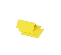 Clairefontaine 75023C Pack of 25 Place Cards Format 8.5x8cm 210g/m² Intensive Yellow Invitation Events and Correspondence Pollen Range Premium Smooth Paper