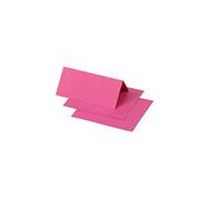 Clairefontaine 75024C Pack of 25 Place Cards Format 8.5x8cm 210g/m² Intensive Pink Events and Correspondence Invitation Pollen Range Premium Smooth Paper