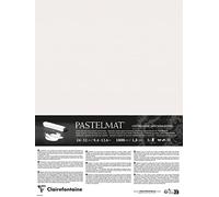 Clairefontaine 796010C - Laminated Paper Pastelmat - 5 Laminated Sheets Special Card for Dry Pastels - 24x32 cm 360g 1.8 mm - White