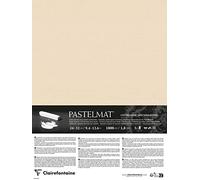 Clairefontaine 796023C - Laminated Paper Pastelmat - 5 Laminated Sheets Special Card for Dry Pastels - 24x32 cm 360g 1.8 mm - Maize