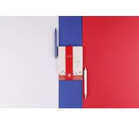 Clairefontaine 812443C - Set of 4 Memo Pads 90 Sheets, 30 Sheets per size/Detachable Prints/Ivory Paper 90g/ 3 levels/ 10x14x0,8cm - Moulin Rouge Collection