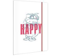 Clairefontaine 813063C - One 3-flap A4 cardboard elastic folder with Obelix "Happy et Gros-Gnon" motif - Matte finish paper - Asterix collection - Mixed