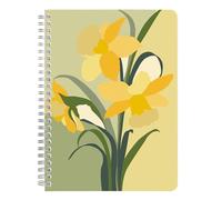 Clairefontaine 83492C - Un Carnet A Spirale motifs Jonquilles/Sapin/Montagne - A5 14,8x21 cm 148 Pages Lignées papier Blanc 90g - Papier à grain-Collection La Vie en Vosges - 4 visuels livr. aléatoire