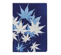Clairefontaine 83503C - Floral/Cyanotype Stitched Thread Notebook A6 10.5x14.8cm 64 Pages Lined Paper White 90g Cyanotype Collection 4 visuals Random delivery