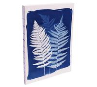 Clairefontaine 83505C - Un Carnet Broché Souple Motif Floral/Cyanotype - A5 14,8x21cm - 160 Pages Lignées Papier Blanc 90g - Dos Brut - Collection Cyanotype - 2 visuels, Livraison aléatoire