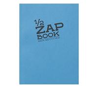 Clairefontaine 8367C Carnet Encollé 1/2 Zap Book - 80 Feuilles Papier Croquis 100% Recy 6 10,5x14,8 cm 80g - Couleurs de Couverture ass Aléatoires - Paquet de 5 carnets