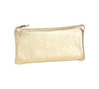 Clairefontaine 8705C - One Genuine Lambskin Leather Flat Iridescent Effect Pencil Case - 22x11 cm - School Supplies - Coloured Pencil Case - Pencil Tray