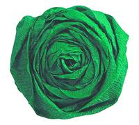 Clairefontaine 903074C - Pack of 10 Sheets of Crepe Paper - Colour Bottle Green - Format 2.50x0.50m Crepe 60% Elastic Resistant Creative leisure Arts Crafts