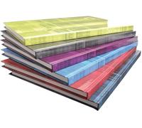Clairefontaine 9041C - One Hardcover Notebook - Dimensions: A4 21x29,7 cm - 192 Seyes Ruled Pages - White Paper 90 g - Laminated Card Cover Random Colour