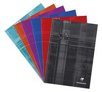 Clairefontaine 9045C A Hardcover Rigid Notebook - A4 21x29,7 cm - 192 Lined Pages with Margin - White Paper 90 g - Laminated Card Cover Random Colour