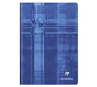 Clairefontaine 9121C - One Clothbound Notebook - Dimensions: A4 21x29.7cm - 144 Seyes Ruled Pages - White Vellum Paper - Laminated Card Cover - Random Colour