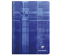 Clairefontaine 9146C - One Canvas Back Notebook - Dimensions: A4 21x29,7 cm - 192 Lined Pages - 90 g White Paper - Random Colour - Laminated Cardboard Cover