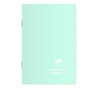Clairefontaine 941681C Set of 10 Stapled Notebooks Koverbook Blush - 11x17 cm - 96 Pages Small Squares - White Paper 90 g - Opaque Polypro Cover - Random Colours