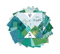 Clairefontaine - Ref 95354C - Origami Paper (Pack of 60 Sheets) - 15 x 15cm in Size, 70gsm Paper, Printed Design on Front & Plain Backs - Floral Patterns