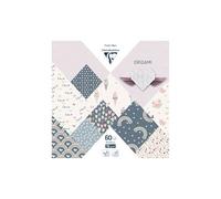 Clairefontaine - Ref 95356C - Origami Paper (Pack of 60 Sheets) - 15 x 15cm in Size, 70gsm Paper, Printed Design on Front & Plain Backs - Little Love Patterns