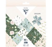 Clairefontaine 95381C 60 Sheets Origami Paper Case Romantic Collection 70gsm Format 15x15cm 30 Ast Coloured Designs 2 per Design Creative for Adults & Children