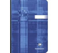 Clairefontaine 9542C Lot de 5 Cahiers Brochures Dos Toilé - A5 14,8x21 cm - 192 Pages Petits Carreaux - Papier Blanc 90 g - Couverture Carte Pelliculée - Couleurs Aléatoires
