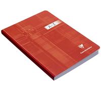 Clairefontaine 9548C A Index Book Soft Cover Cloth Back - A5 14.8x21 cm - 192 Lined Pages - White Paper 90 g - Laminated Card Cover - Random Colour