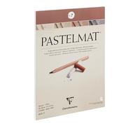 Clairefontaine 96054C Pastelmat Glued Pad No. 7 - 12 Sheets Special Card for Dry Pastels - 30x40 cm 360g - 4 Assorted Colours - Crystal Paper Dividers