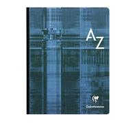 Clairefontaine 9649C - 5 Clothbound Indexed Books - Dimensions: 17x22 cm - 192 Small Squares Pages - White Paper 90 g - Laminated Card Cover - Random Colours