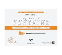 Clairefontaine 976021C - Fontaine Extra White paper 4-Sided Glued Pad