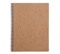 Clairefontaine Age Bag Wirebound Notebook, A4+, Square, 80 Sheets - Brown