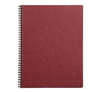 Clairefontaine Age Bag Wirebound Notebook, A4+, Square, 80 Sheets - Red