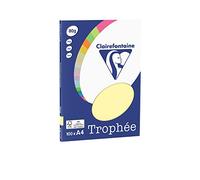 Clairefontaine Clairalfa PPP 4107C Ream Printer Paper/Copier Paper DIN A4 80 g 100 Sheets Yellow 1 Ream