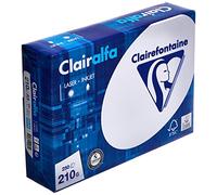 Clairefontaine Clairalfa - Ream of Paper/Card Stock, 250 Sheets, A4, 21 x 29.7 cm - Ultra White
