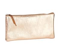 Clairefontaine 8700C - One Genuine Lambskin Leather Flat Iridescent Effect - Pencil Case - 22x11 cm - School Supplies - Coloured Pencil Case - Pen Tray