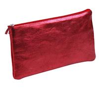 Clairefontaine Cuirisé Pencil Cases, 22 cm, Red (Rosso)