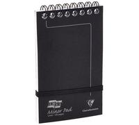 Clairefontaine Europa Minor Notebook 127×76mm Black – Wirebound, Ruled 80gsm 120p Pack of 10 3012Z