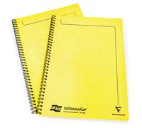 Clairefontaine Europa Notemaker Notebook A4 90gsm 120 Pages Lemon Pack of 2
